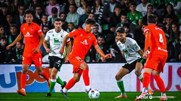 Real Sociedad B VS. Racing de Santander  Foto: LaLiga hypermotion