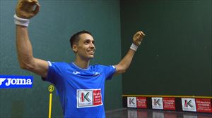 Javi Zabala jugará la gran final del Cuatro y Medio tras exhibirse ante Ezkurdia (6-22)