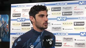 Guedes: ''Estoy muy contento por haber hecho mi primer gol''