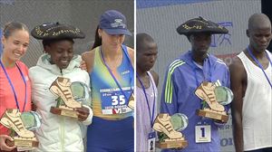 Los kenianos Jepkosgei y Kiprotich triunfan en el Cross de San Sebastián