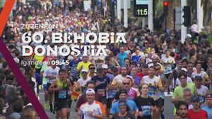 60. Behobia-Donostia lasterketa, igandean, zuzenean, ETB1en eta eitb.eus-en