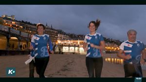 Biziki, un proyecto que ofrece entrenamientos mixtos para preparar la Behobia-San Sebastián