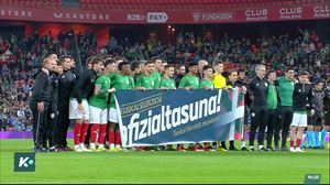 Euskal Selekzioa ofizialtasunaren alde lehiatuko da, Palestinarentzat bakea eta askatasuna aldarrikatuz