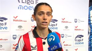 Maite Zubieta: ''El equipo ha estado sólido y concentrado''