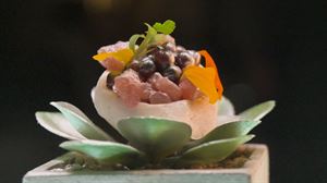 El Sol-ete, un pintxo efímero del bar El Pregón de Vitoria-Gasteiz