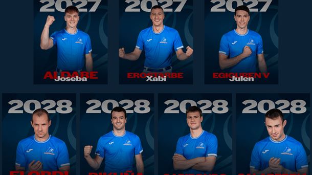 Siete pelotaris renuevan contrato con Aspe Foto: aspepelota