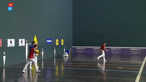 Azkeneraino sufrituta irabazi diete Jakak eta Iztuetak Larrazabali eta Mariezkurrenari (22-21)