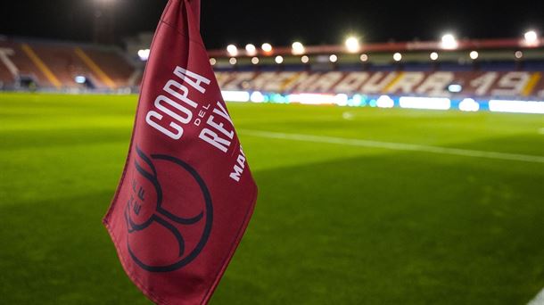 Un banderín de córner en un encuentro de Copa del Rey. Foto de archivo: Europa Press