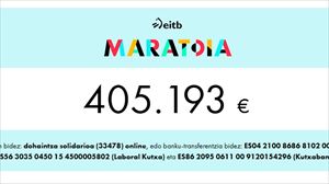 EITB Maratoia recauda 405&nbsp;193 euros para el envejecimiento saludable, con un gran impacto e implicación social