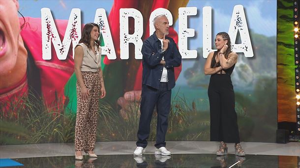 Lur Errekondo, Patxi Alonso y Marcela Damborenea en ''El Conquistador''