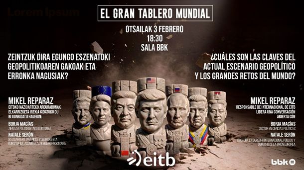 'El gran tablero mundial', solasaldi eta proeikzioaren gonbidapena