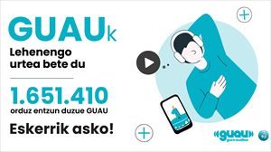 1.600.000 ordu baino gehiagoko kontsumoa izan du GUAU audio plataformak bere lehen urtean