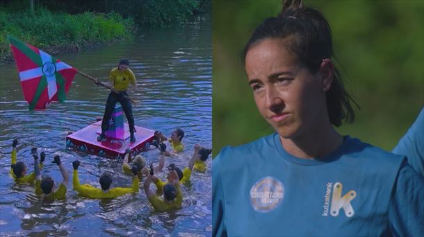 Los Guabanes celebrando e Irene antes de abandonar