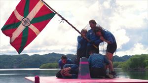 Los Corocotes ondean la ikurriña en su primera victoria