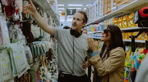 Itziar Ituño Alberto Gastesi zuzendariarekin