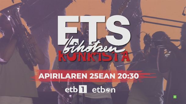 ETS Bihotzen konkista kontzertua iragartzeko irudia