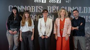 Cannabis Belaunaldia saioa aurkeztu du EITBk Bilboko Azkuna Zentroan