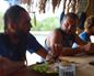 Los Corocotes disfrutan del asado, ''el mejor premio que hemos tenido'', según Rush