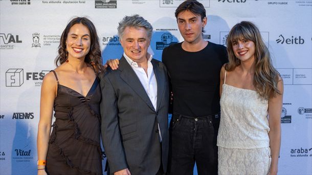 Miren Arrieta, Joseba Fiestras, Aritz Kortabarria eta Nerea Mazo