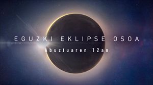 EITBk zuzenean eskainiko du gaur eguzki eklipse historikoa, hainbat seinale eta bi globo estratosferikorekin