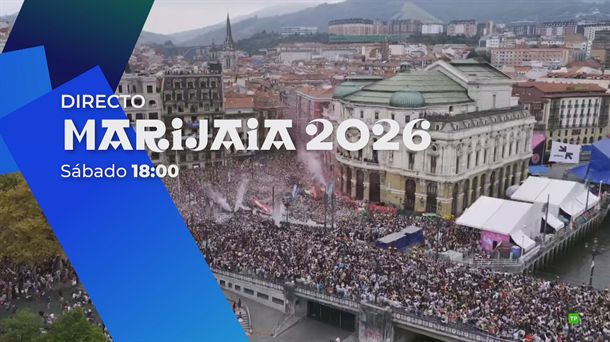 La plaza del Arriaga en el inicio de la Aste Nagusia de Bilbao