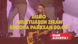 ETS Bilboko Aste Nagusian, abuztuaren 25ean, gauerdian, Gaztearen eskutik