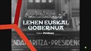 ''Lehen Euskal Gobernua'' dokumentalaren estreinaldia, gaur gauean, ETB1en