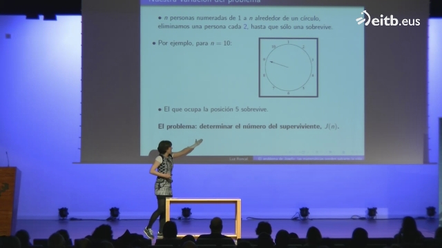 BCAM NAUKAS 2019 - Día de Pi -Luz Roncal : El problema de Josefo: cómo las matemáticas pueden salvarte la vida
