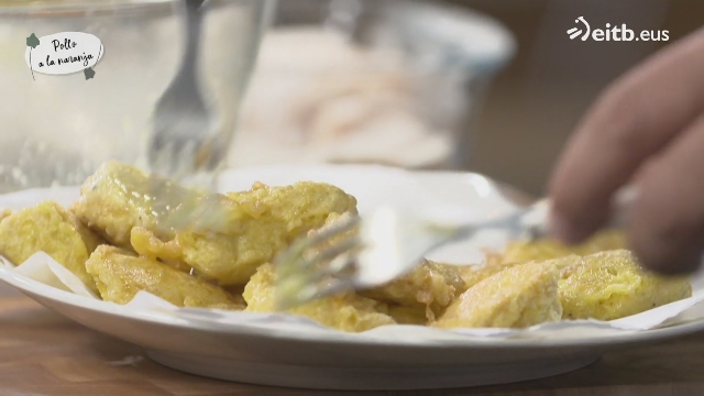 Pollo a la naranja (...con castañas