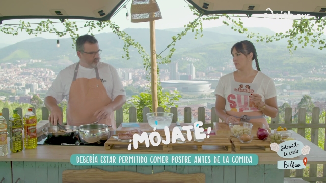 Solomillo de cerdo en salsa de champiñones y bulgur