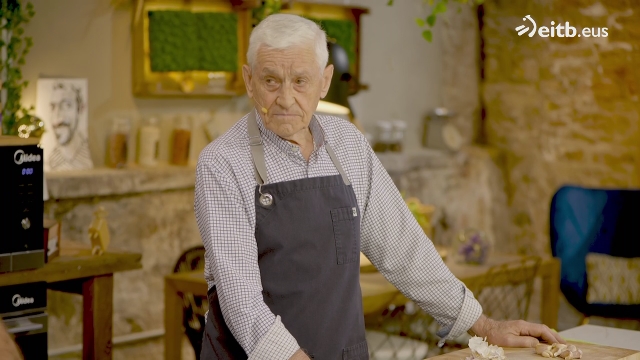 Potxak bakailaoarekin eta saltsa berdearekin