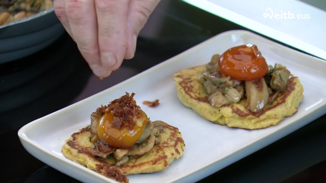 Patata tortilla opilak (pancakeak